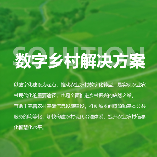 数字乡村解决方案
